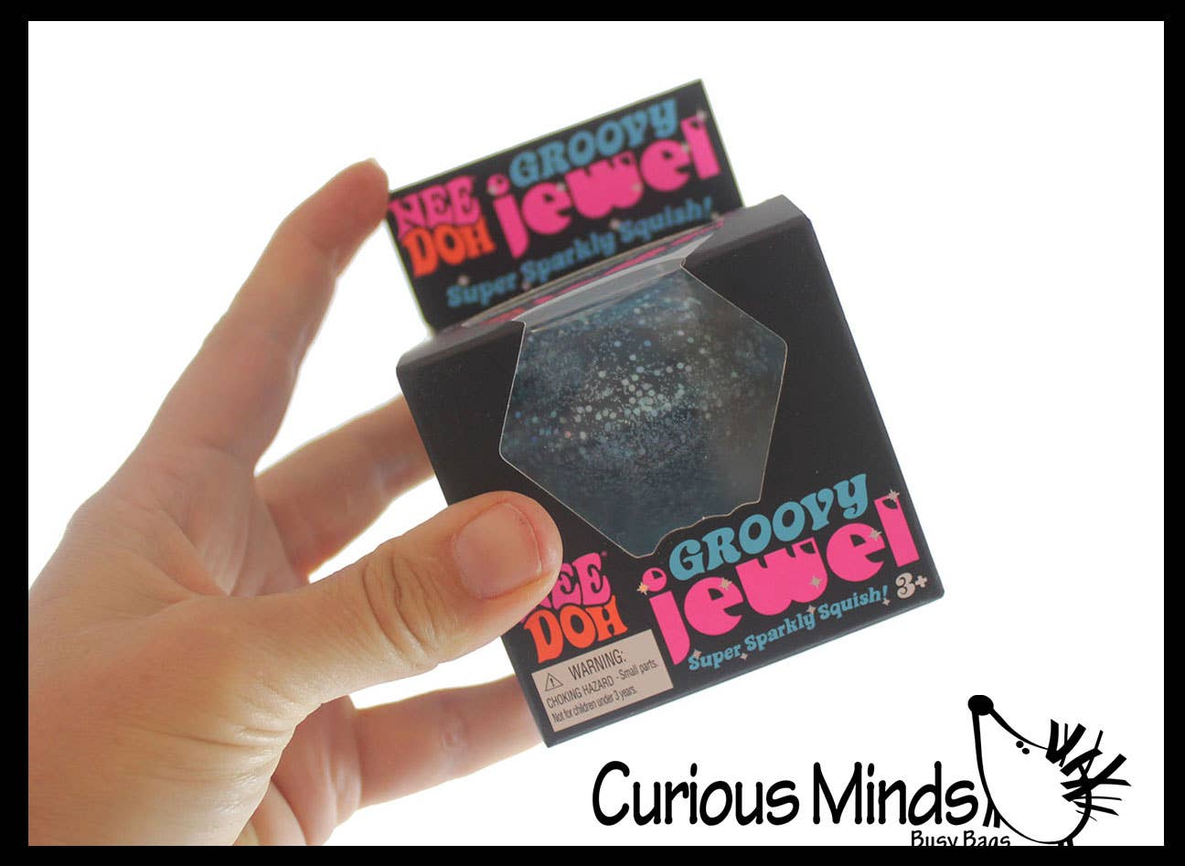 Needoh Jewel Stress Ball - Sparkling Gem Squishy Nee Doh