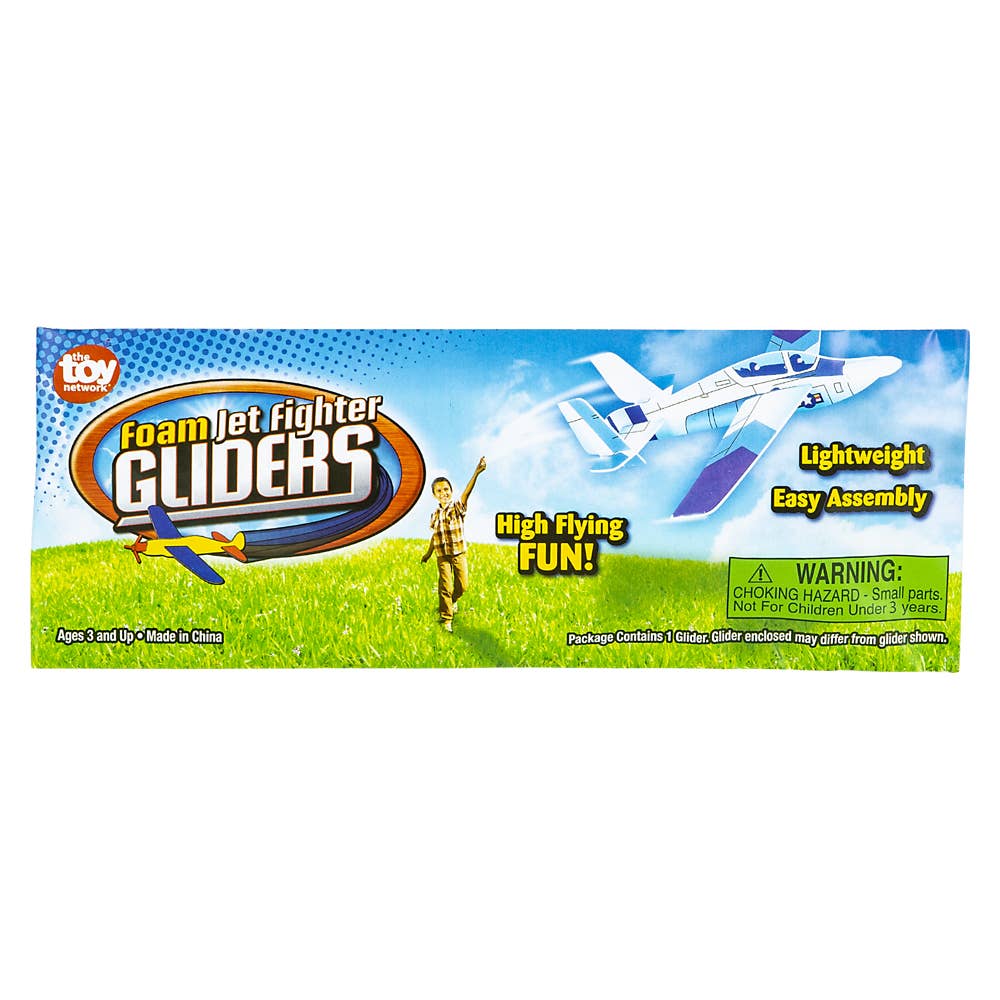 8" JET FIGHTER GLIDER