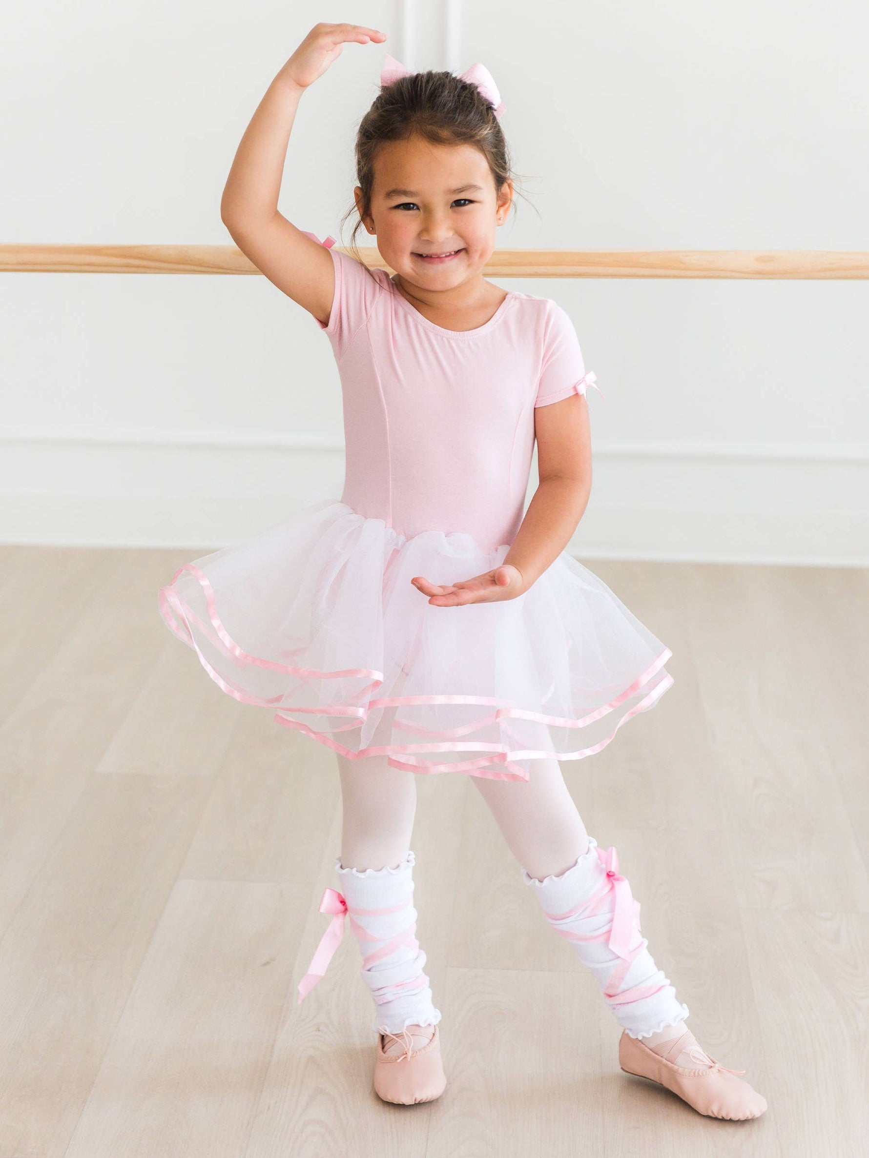 Girls Pink Signature Tutu Ballet Dance Leotard: Pink / 3T