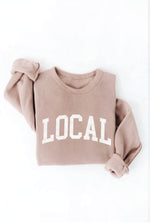 LOCAL graphic sweatshirt: VINTAGE WHITE LONG SLEEVE / S