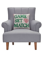 Game Set Match Hook Pillow