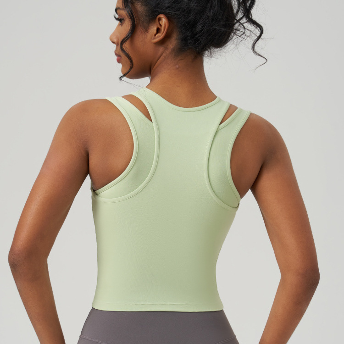 Women's sports-style vest: Pink / L
