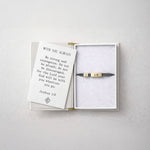 Sentiment Cord Bracelet-Joshua 1:9