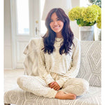 Tiger Stripe Effortless Lounge Jogger   Off White/Shell   -Asst.: Medium