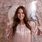 Bridgerton x Kitsch Satin Pillowcase in Wisteria
