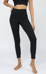 90 Degree by Reflex - Women's Side Pocket Ankle Leggings: RICH PINE