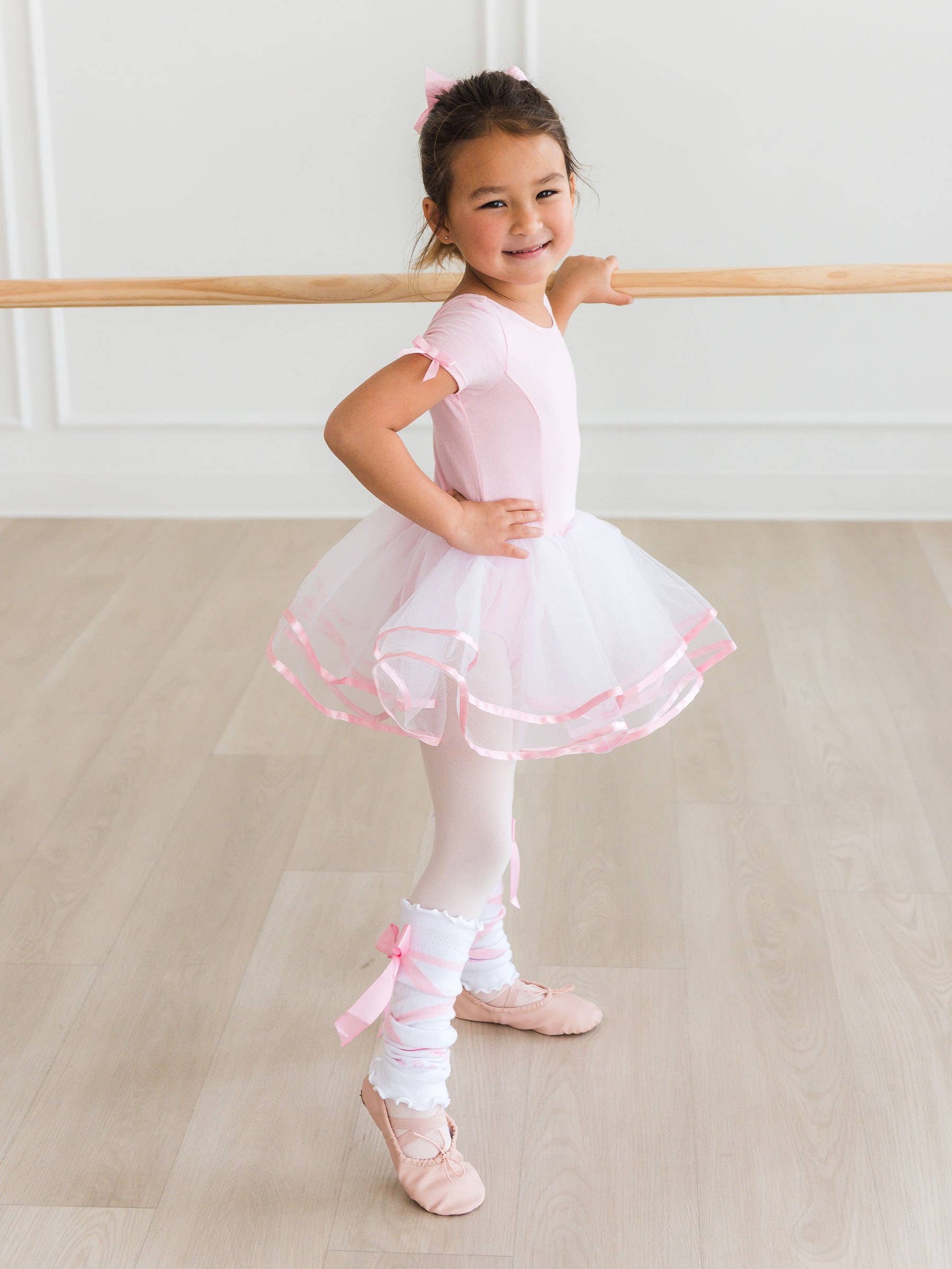 Girls Pink Signature Tutu Ballet Dance Leotard: Pink / 3T