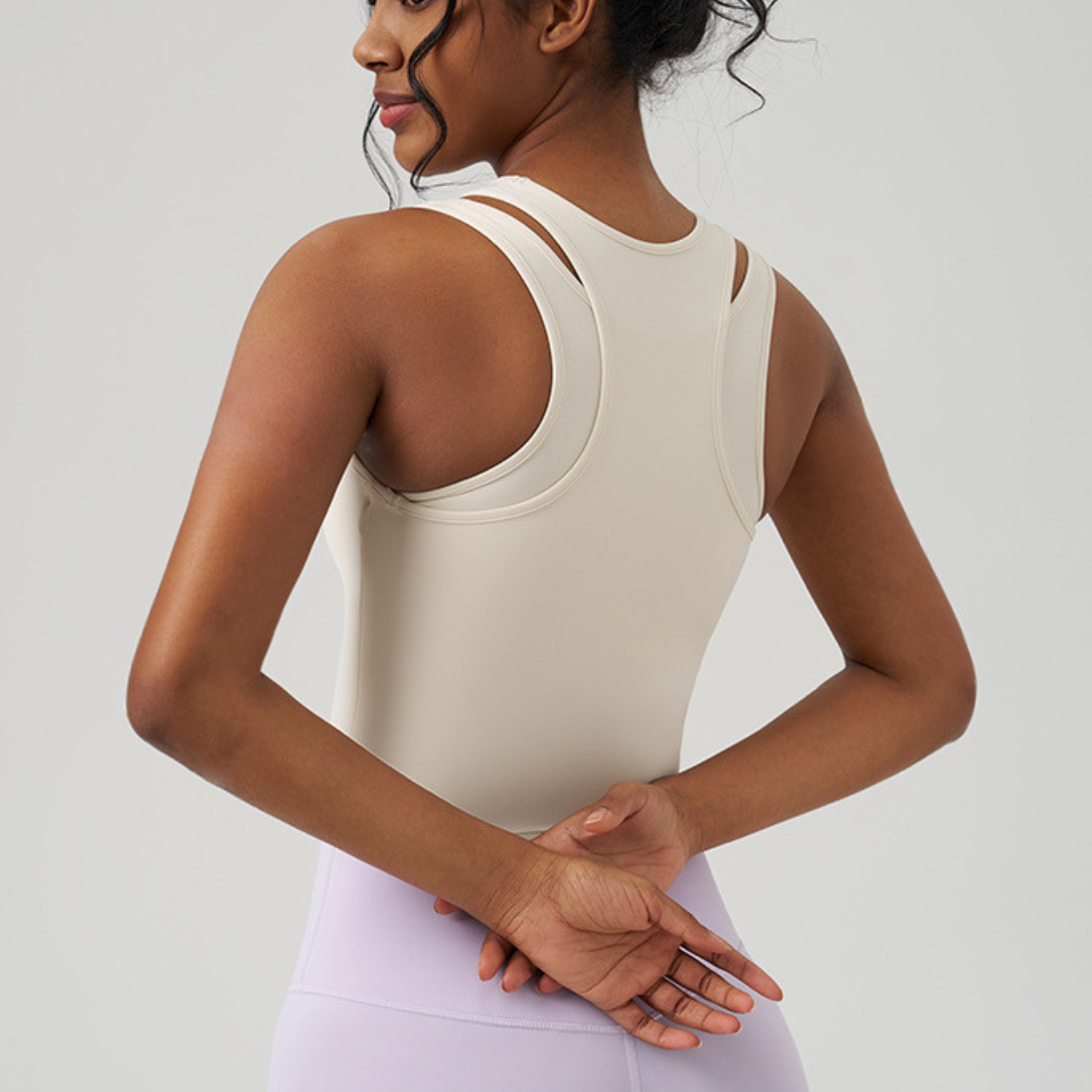 Women's sports-style vest: Pink / M