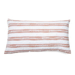 Romy 12X22" Handwoven Striped Indoor/Outdoor Throw Pillow: Blue