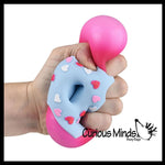 1 Donut Doughnut Soft Doh Filled Stretch Ball