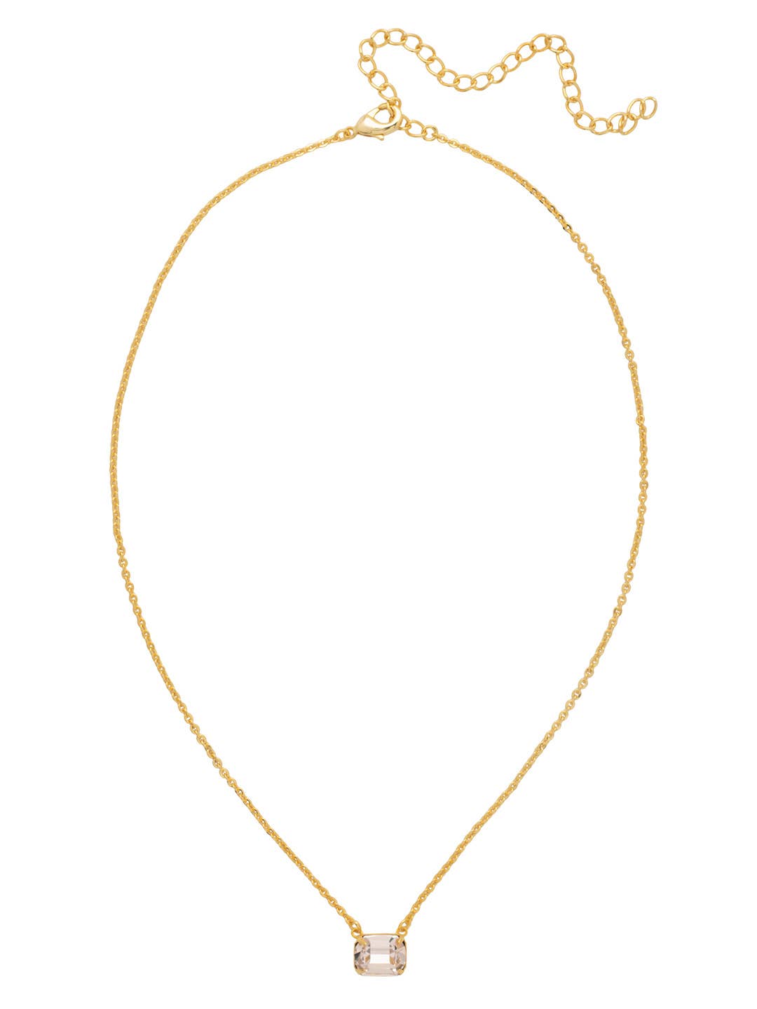 Sorrelli Octavia Single Crystal Pendant Necklace: Pastel