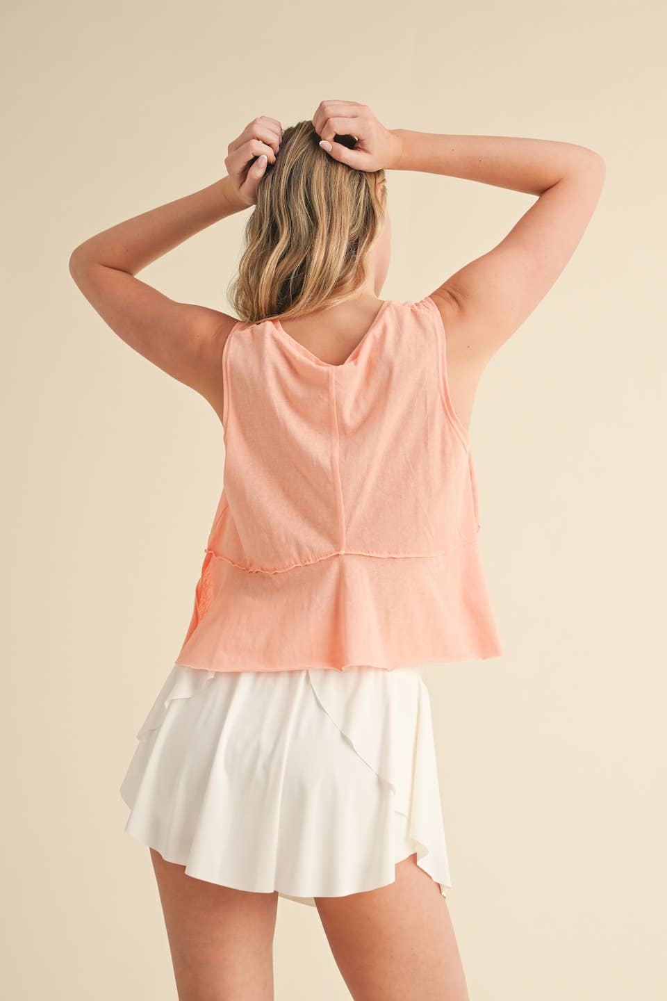 Perfect Layer Sleeveless Top: Pink / M