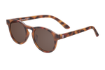 Tortoise Shell Gradient Lens Polarized Keyhole Sunglasses: Ages 0-2