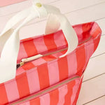 Monogrammable Blank Cooler Tote Bag: Orange
