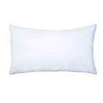 Genevieve 12X22" Handwoven Striped In/Outdoor Throw Pillow: Blue