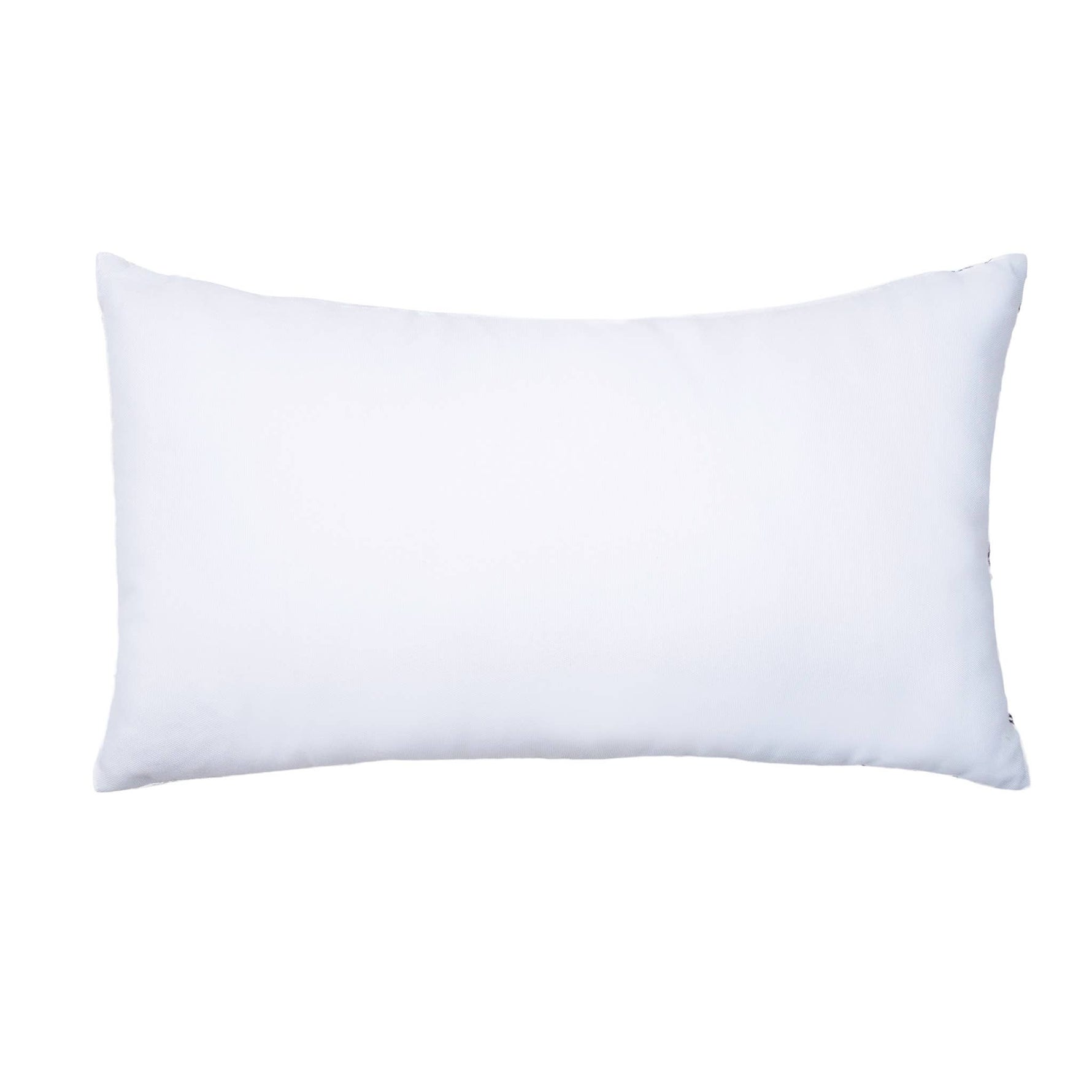 Genevieve 12X22" Handwoven Striped In/Outdoor Throw Pillow: Blue