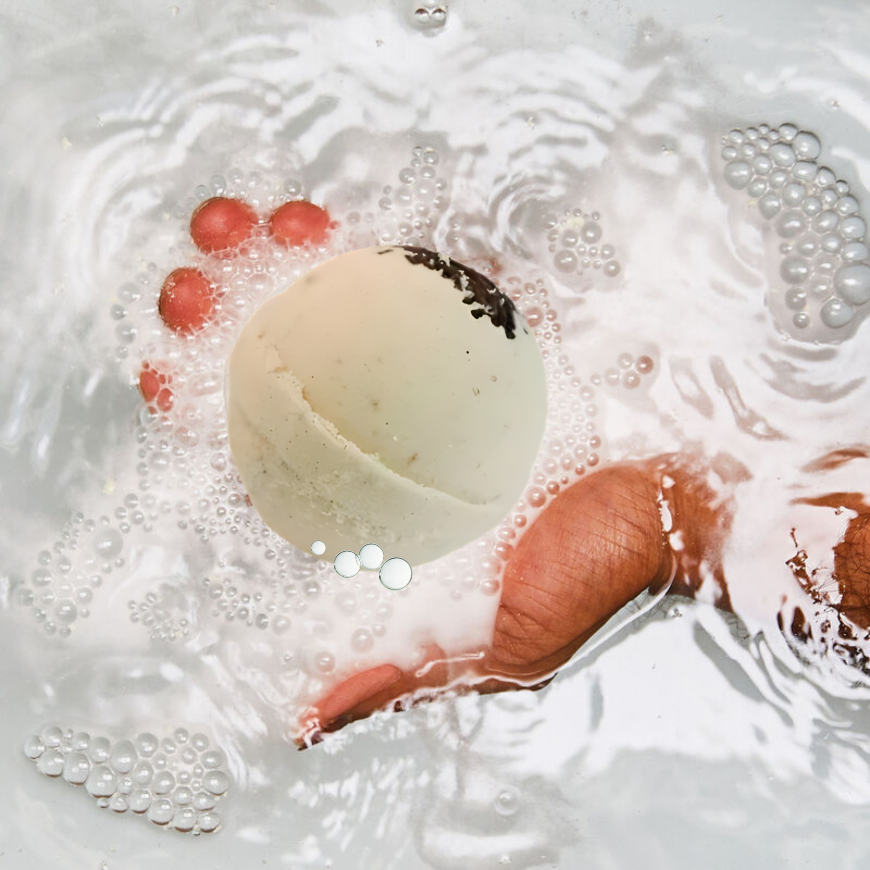 Cocoa Butter Bath Bomb | Eczema After Sun Tanning Dry Skin