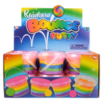 4" RAINBOW BOUNCING PUTTY