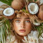 Coconut Melt - Organic Glow Balm Pressed Serum Glow Balm