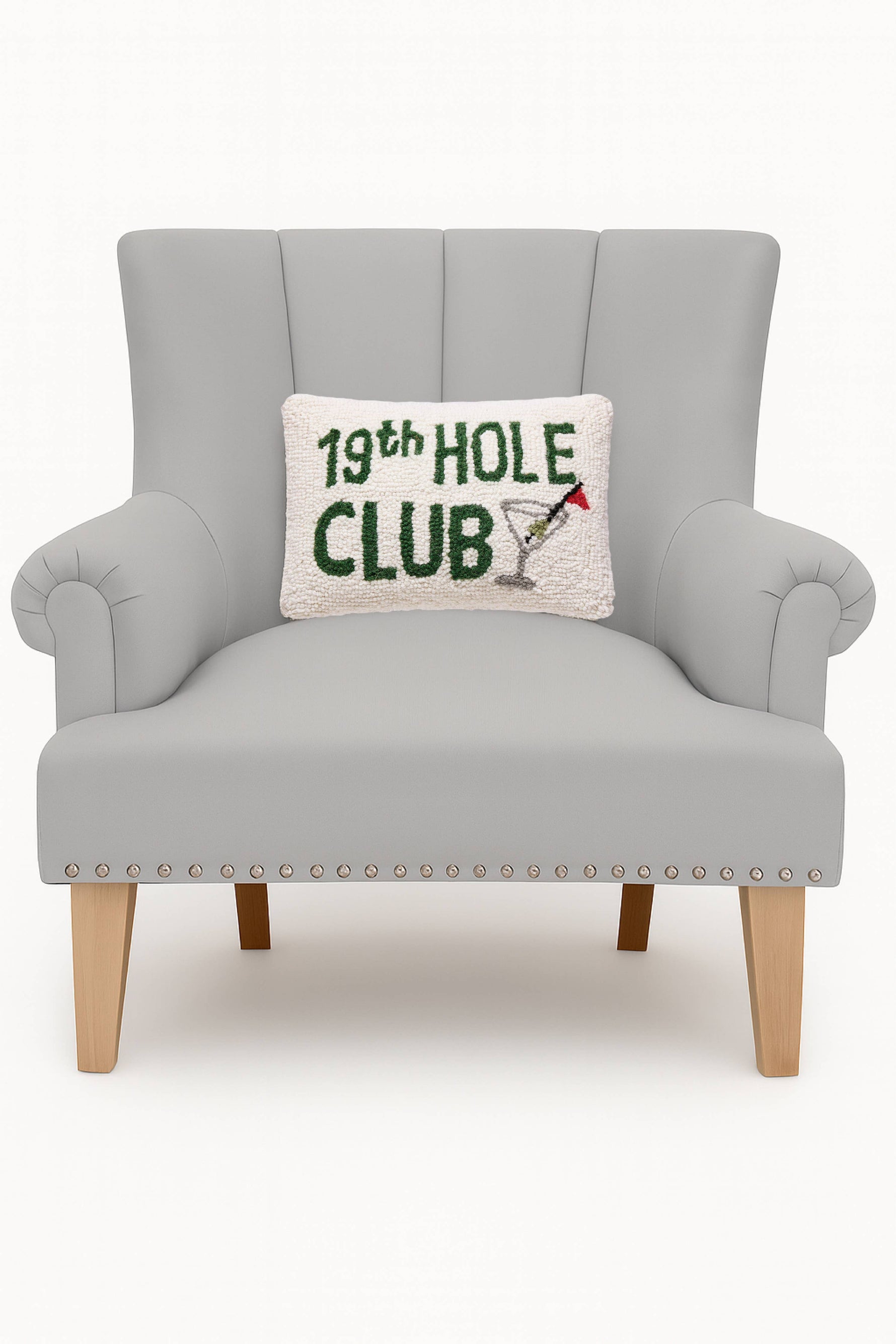 19Th Hole Club Hook Pillow
