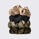 Pillow Scrunchies® in Satin 4pc - Black