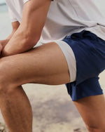 M Solid Maritime Swim Trunk: Ocean Channel - 1756 / XL