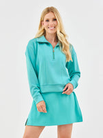 Regan Half Zip Pullover | Ocean: PK S-L
