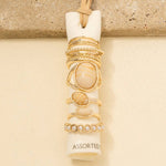 Assorted Twelve Piece Resin Ring Set