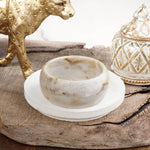 Café Glow – Wide Rounded Acrylic Bangles: Brown