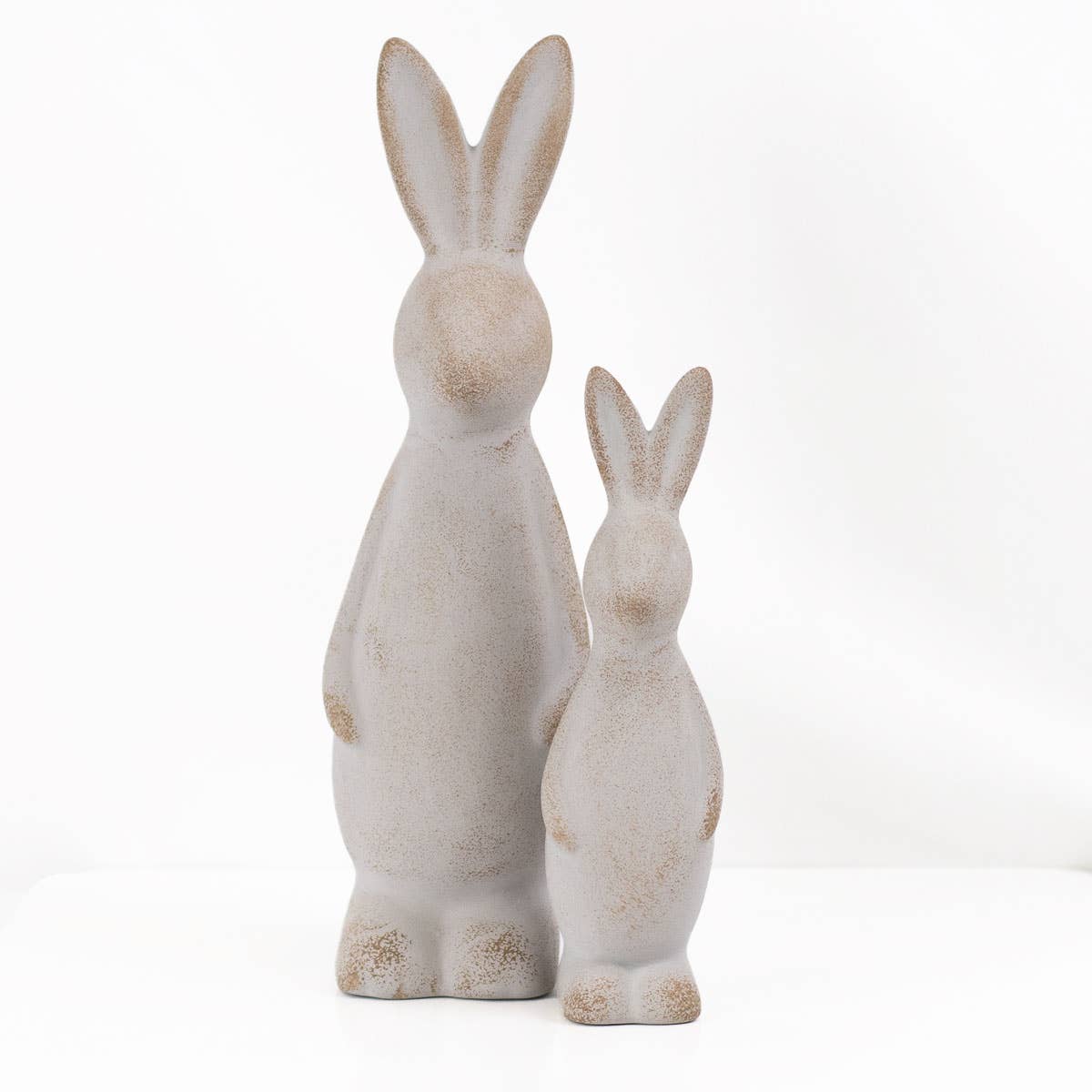 Aubrey Bunny Décor  Antique Gray 7"