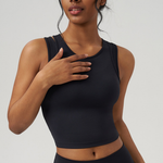 Women's sports-style vest: Pink / S