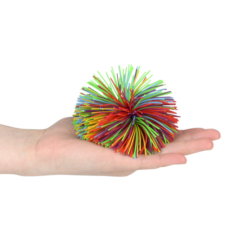 3.5" RAINBOW STRINGY BALL