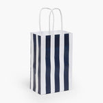 Cabana Stripe Navy Gift Bag: 125 Pack / Assortment