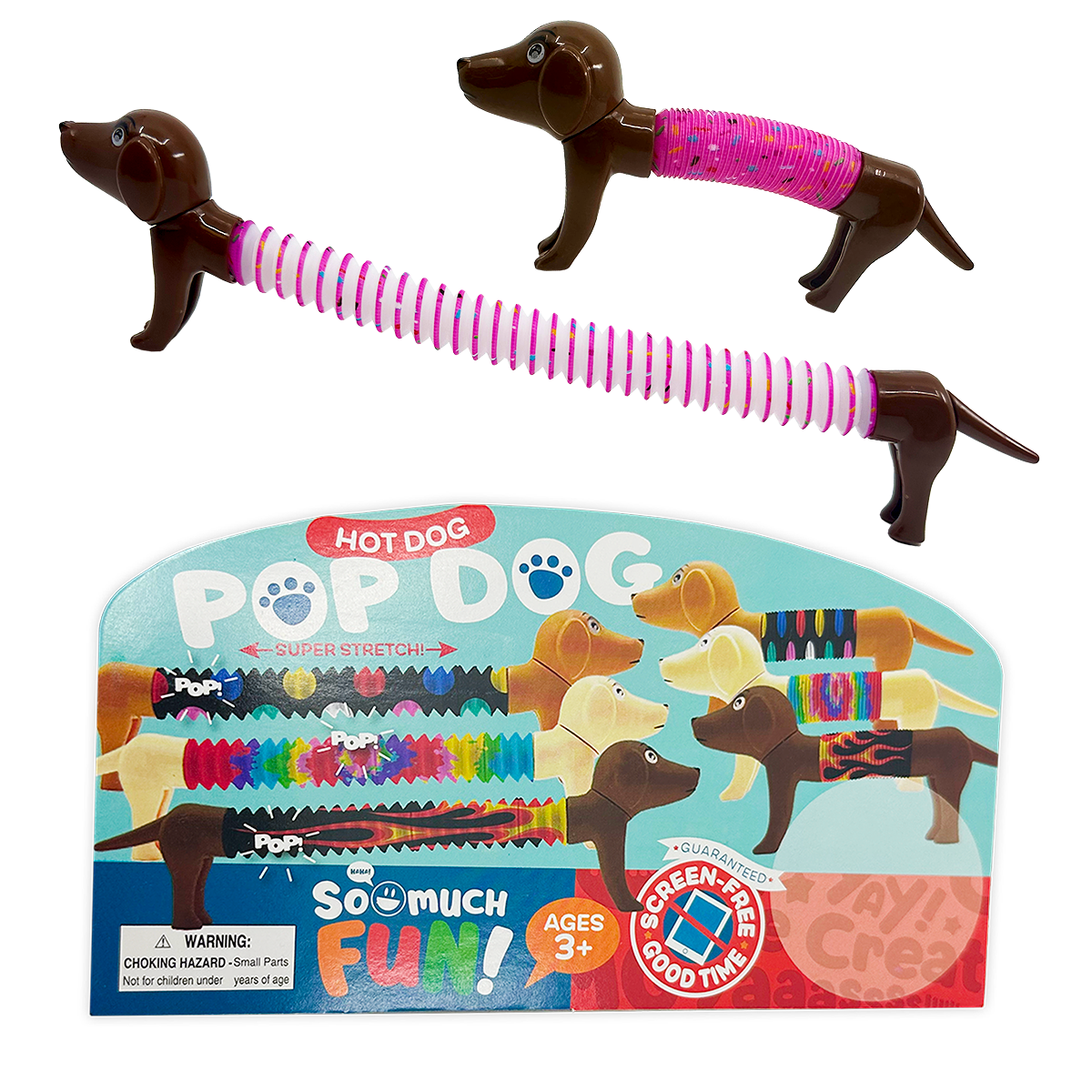 So Much Fun! Bendy Fidget Tube Dog