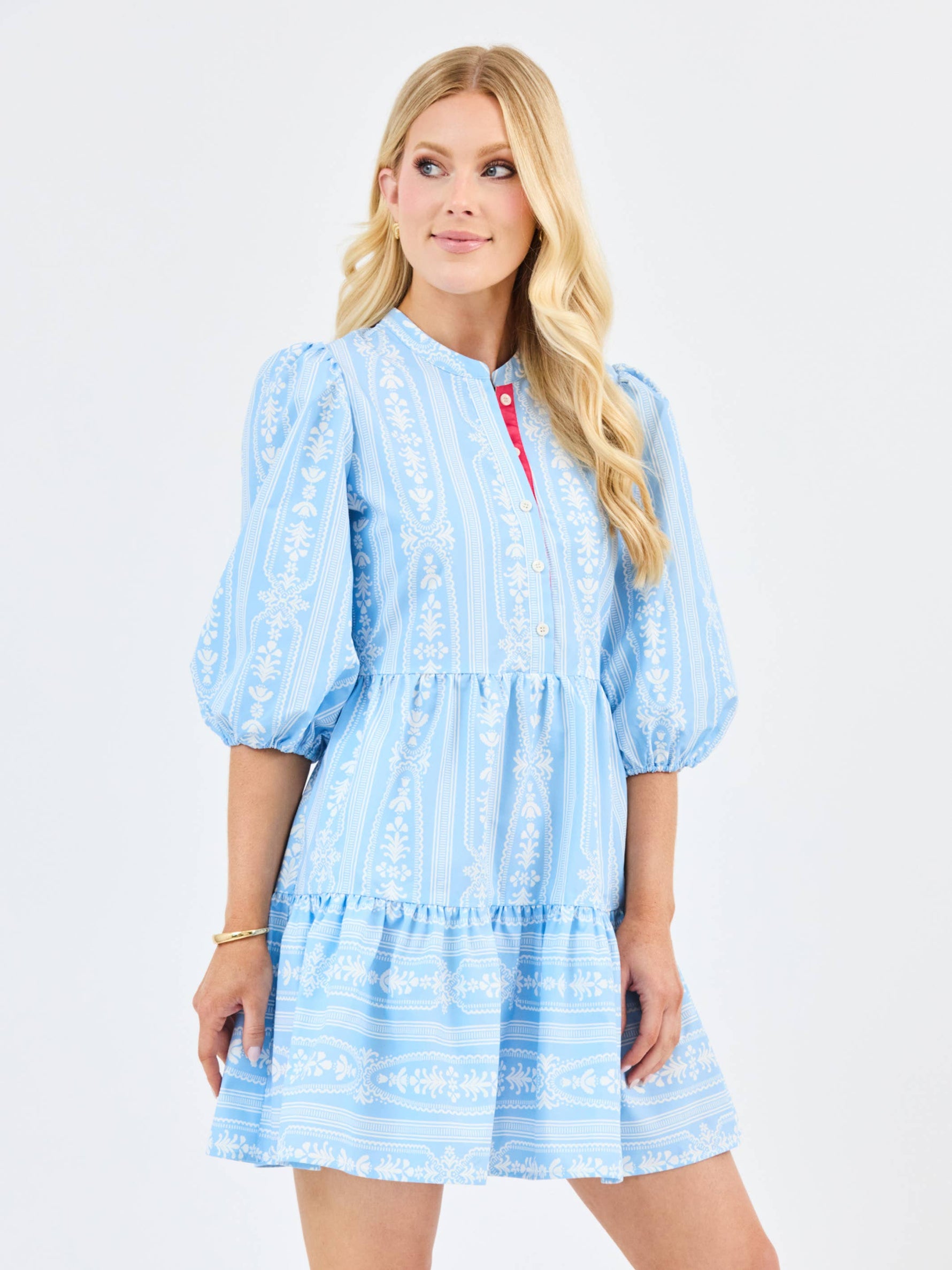 Riley Mini Dress | Tulip Tapestry: XS