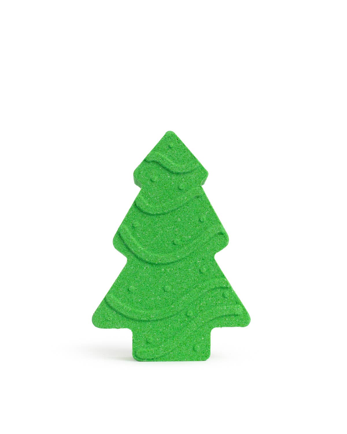 Christmas Tree Bath Fizzer   Sugar Plum Scented     Green   3x4.25x1