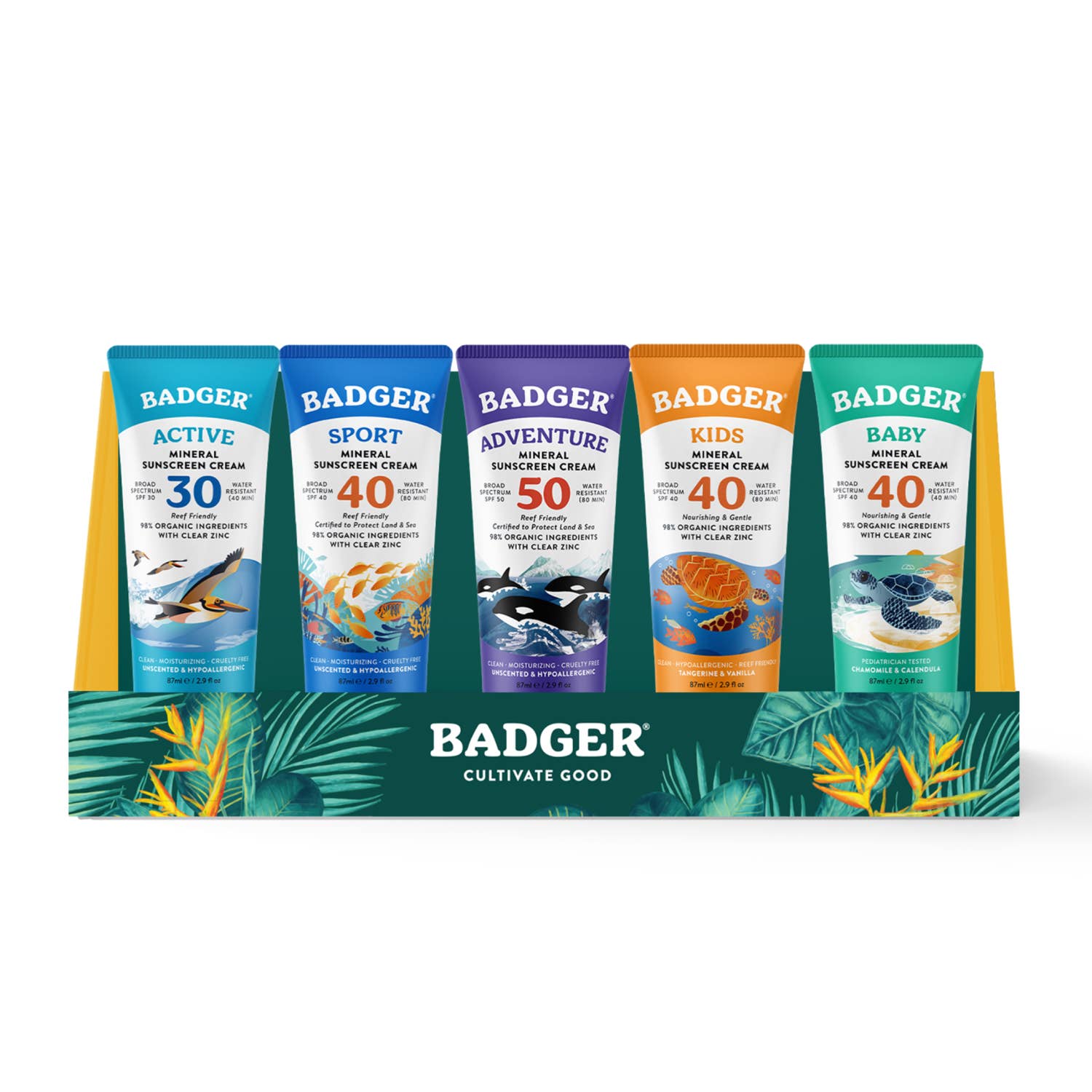 Badger Assorted Sunscreen 2.9oz