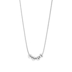 Stainless Steel Adjustable Ball Charm Necklace