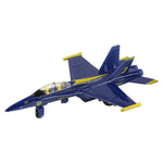 6.5" Diecast Pull Back F-18 Blue Angel