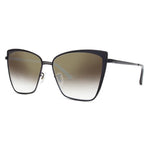 DIFF Becky Black Flash Grey Gradient Sunglasses