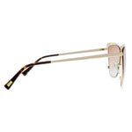 DIFF Becky Gold Flash Brown Gradient Sunglasses