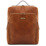 Tuscany Leather Leather Backpack with Laptop Compartment