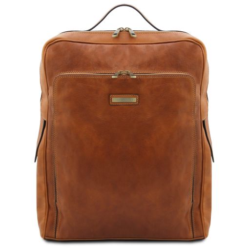 Tuscany Leather Leather Backpack with Laptop Compartment