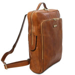 Tuscany Leather Leather Backpack with Laptop Compartment