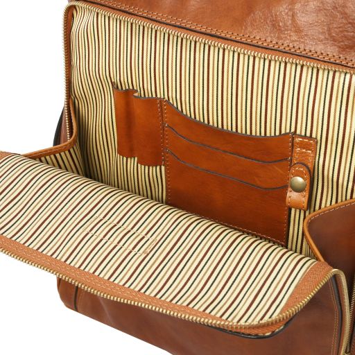 Tuscany Leather Leather Backpack with Laptop Compartment