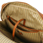 Tuscany Leather Leather Backpack with Laptop Compartment