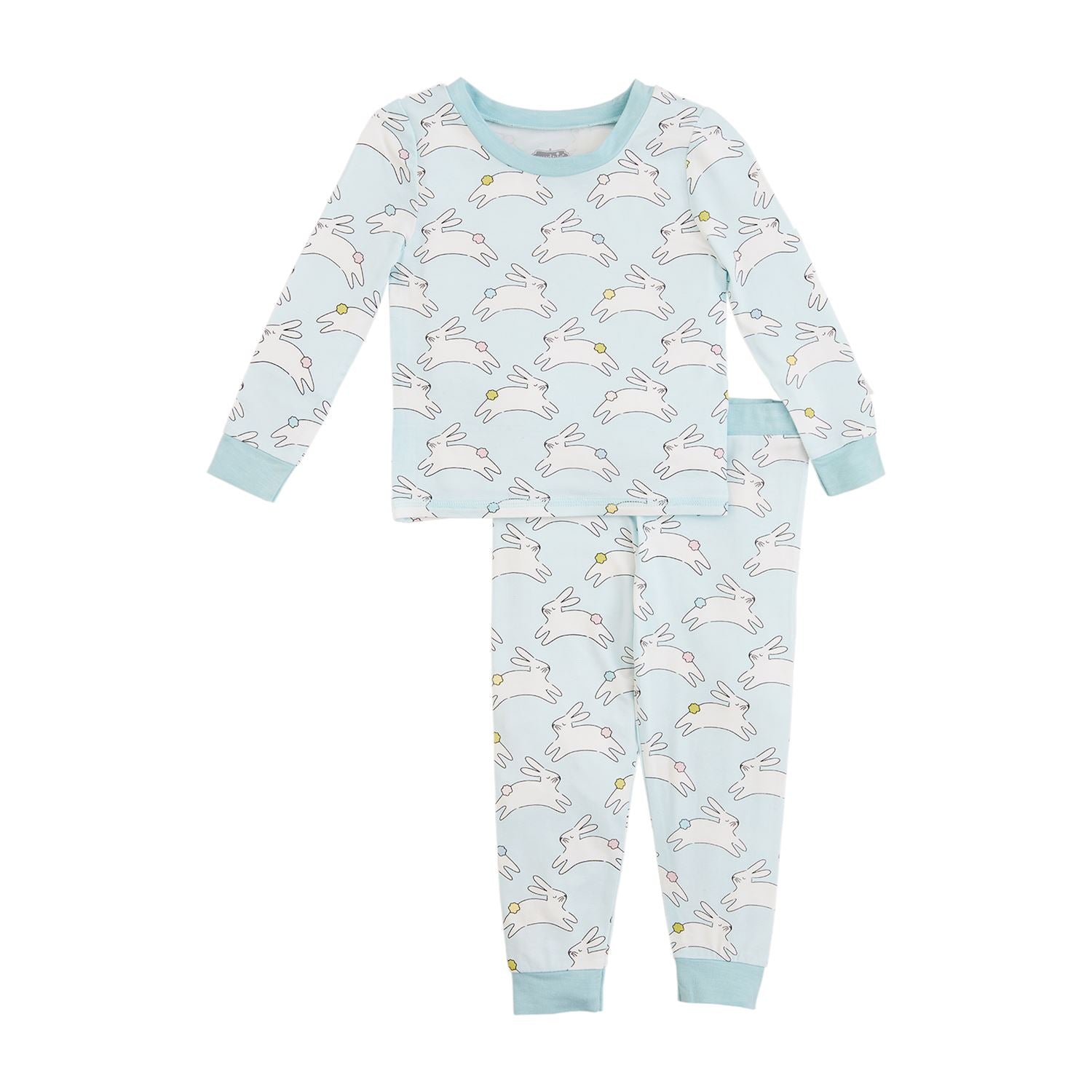 MUD PIE Blue Bunny Pj Set 12-18m