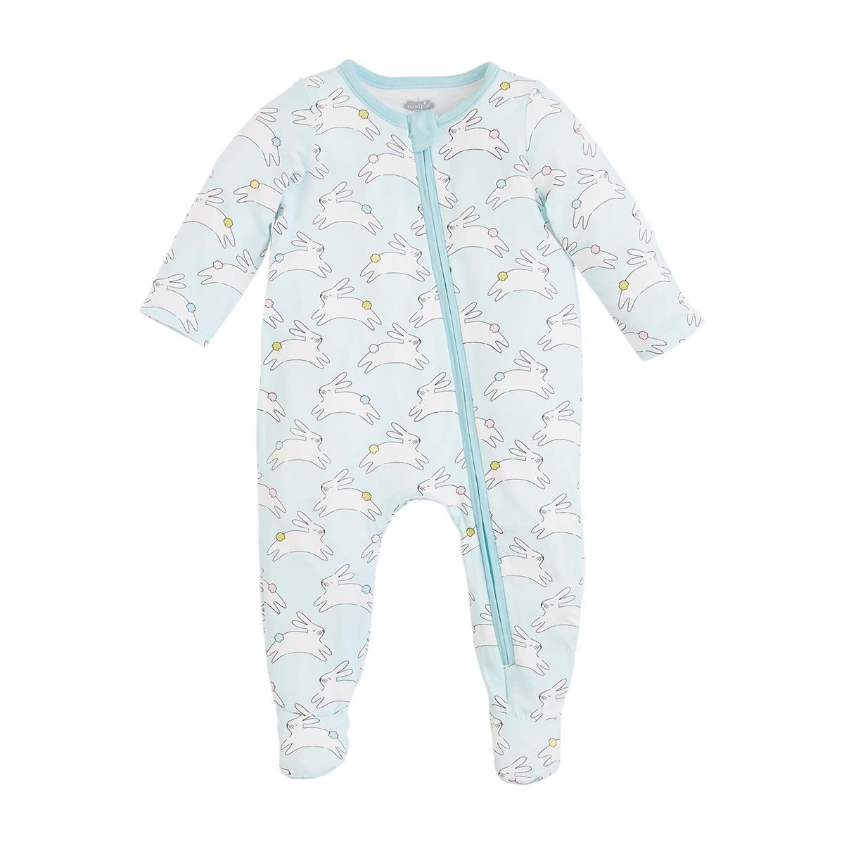 MUD PIE Blue Bunny Sleeper 3-6m