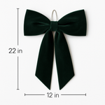 Emerald Green Draping Velvet Bows (4 Sizes)
