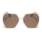 DIFF donna iv brushed gold + truffle